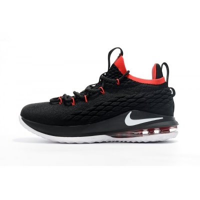 Nike Erkek Lebron 15 Low Siyah / Kırmızı Basketbol Ayakkabısı Türkiye - Q77UW6XG